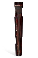 A brown-lacquered Confucius-style guqin, xiqin, Late Ming - early Qing dynasty | 明末清初 栗殼漆仲尼式膝琴