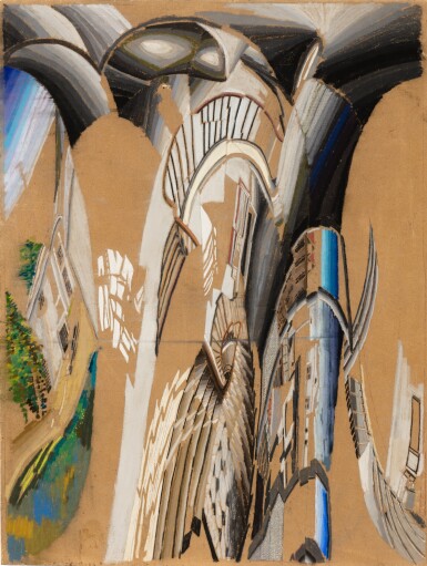 View full screen - View 1 of Lot 27. Sans titre (Anamorphose).
