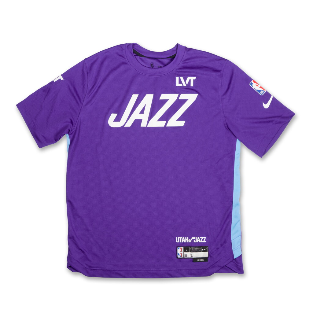 View full screen - View 1 of Lot 265. Collin Sexton Utah Jazz 2024-2025 City Edition Warmup Set.