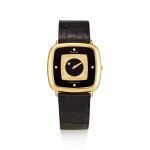 PIAGET | REFERENCE 12773, A YELLOW GOLD AND DIAMOND-SET WRISTWATCH WITH ONYX DIAL, CIRCA 1980