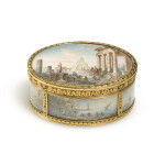 A boîte-à-miniatures with three-colour gold mounts