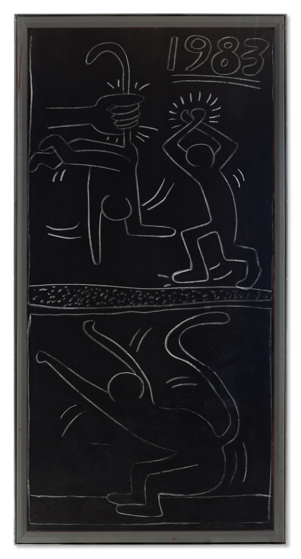 View full screen - View 1 of Lot 313. Untitled (Three Figures, 1983).