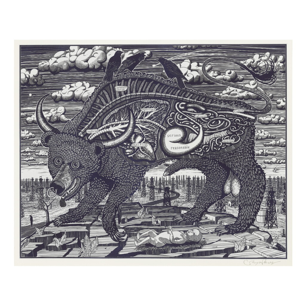 View full screen - View 1 of Lot 247. GRAYSON PERRY | ANIMAL SPIRIT (BLUE).