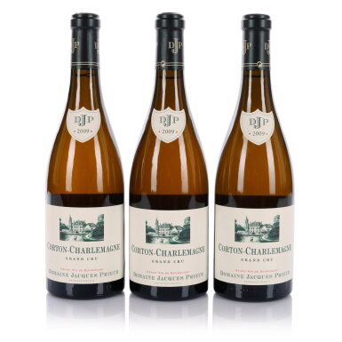 View full screen - View 1 of Lot 493. Corton Charlemagne 2009 Jacques Prieur (3 BT).