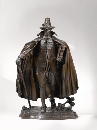 View full screen - View 1 of Lot 44. AUGUSTUS SAINT-GAUDENS | THE PURITAN.