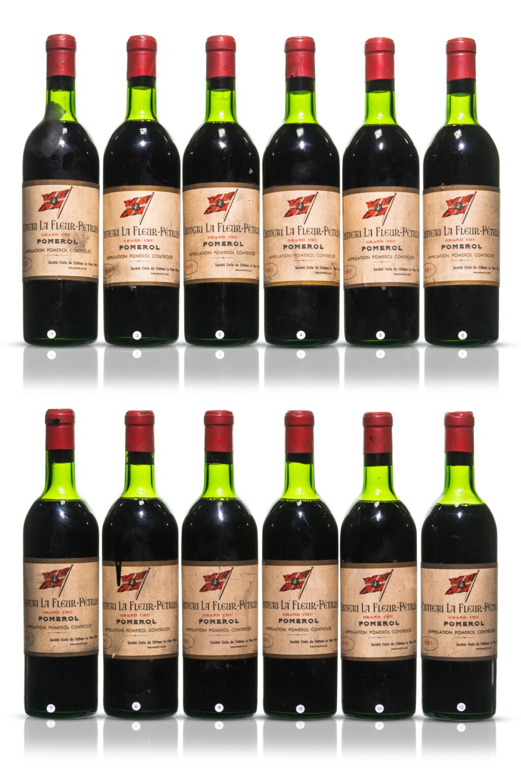 View full screen - View 1 of Lot 5. Château La Fleur Pétrus 1961 (12 BT).