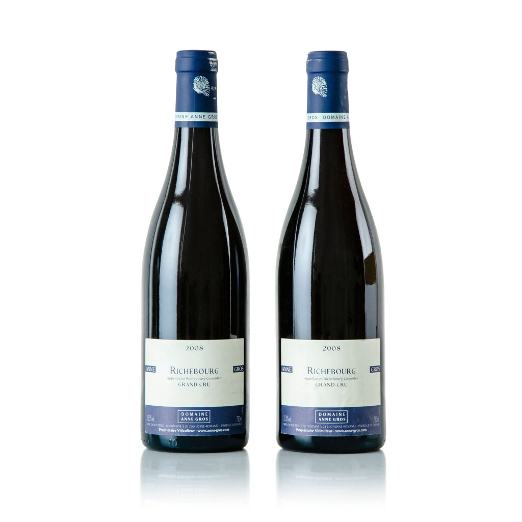 View full screen - View 1 of Lot 181. Richebourg 2008 Anne Gros (2 BT).