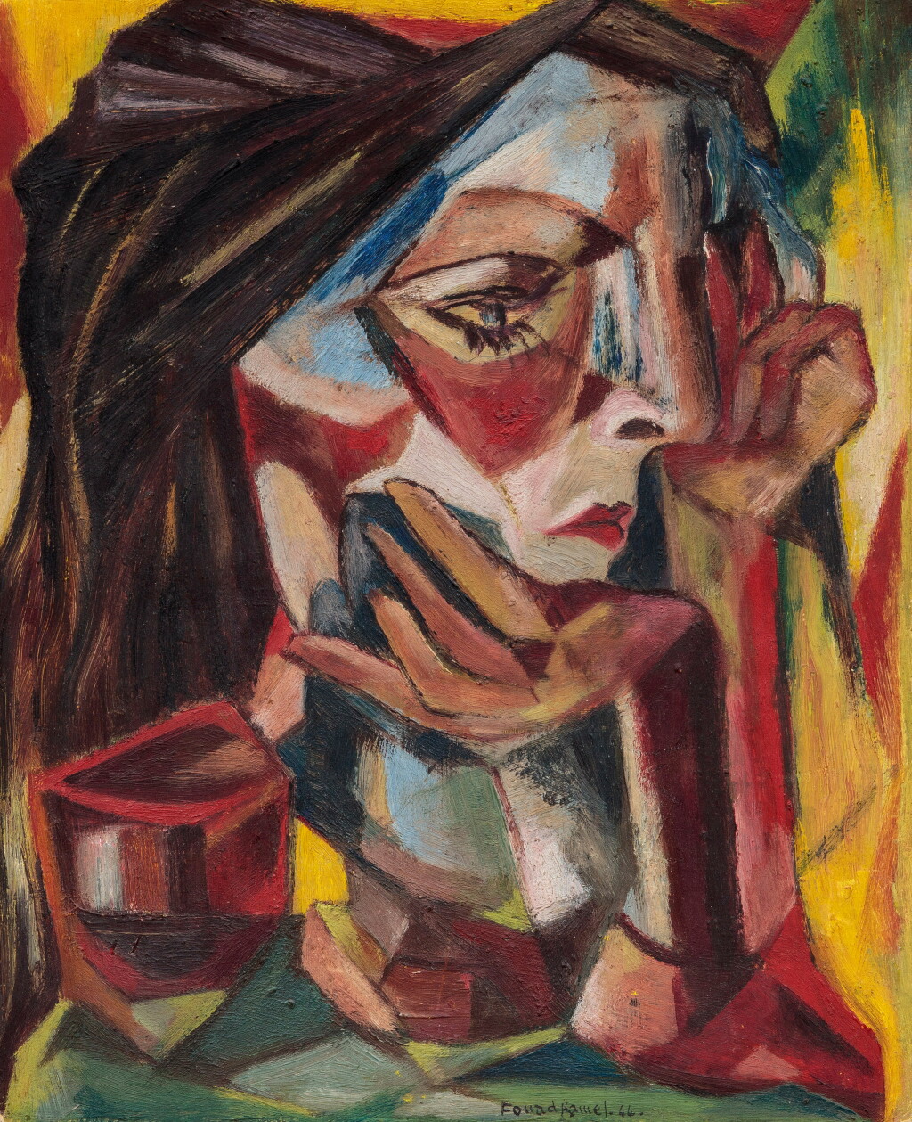 View full screen - View 1 of Lot 12. Portrait of a Woman.