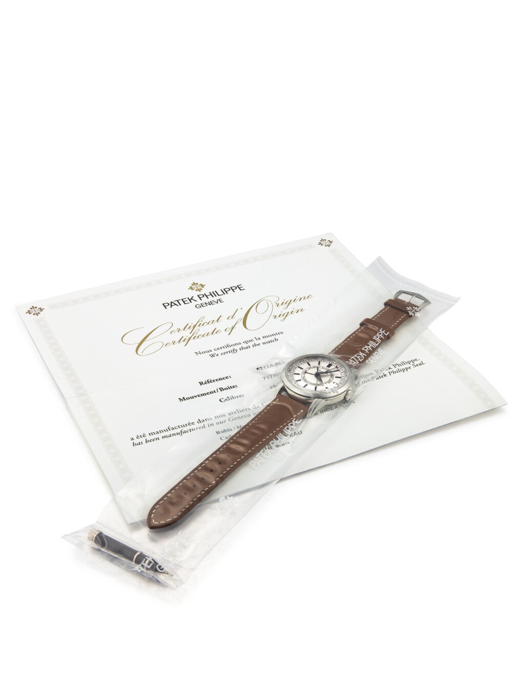 View full screen - View 1 of Lot 2102. Patek Philippe | Calatrava Weekly Calendar, Reference 5212, A stainless steel wristwatch with date and weekly calendar in single factory seal, Circa 2019 | 百達翡麗 | Calatrava Weekly Calendar 型號5212 精鋼腕錶,備日期及星期顯示,原廠未開封,約2019年製.