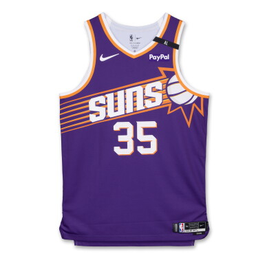 View full screen - View 1 of Lot 8. Kevin Durant Phoenix Suns 2024-2025 Game Worn Icon Edition Jersey .