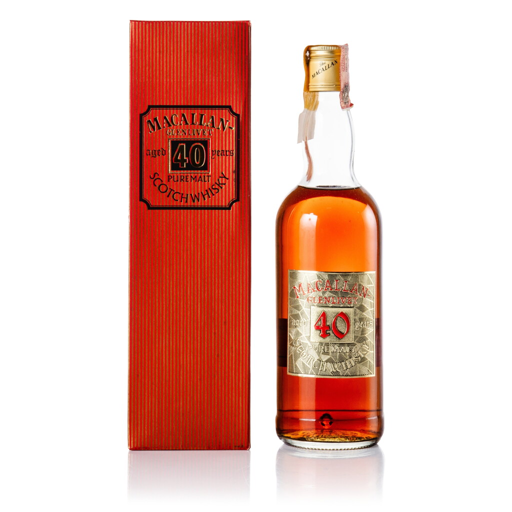 View full screen - View 1 of Lot 31. Macallan-Glenlivet Gordon & MacPhail 40 Year Old 43.0 abv NV (1 BT 75cl).