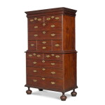Very Rare William and Mary Walnut Chest-on-Chest, Philadelphia, Pennsylvania, Circa 1715