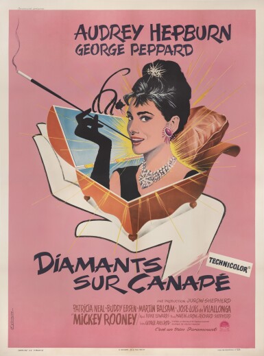 View full screen - View 1 of Lot 90. Breakfast at Tiffany's/Diamants sur canapé (1961).