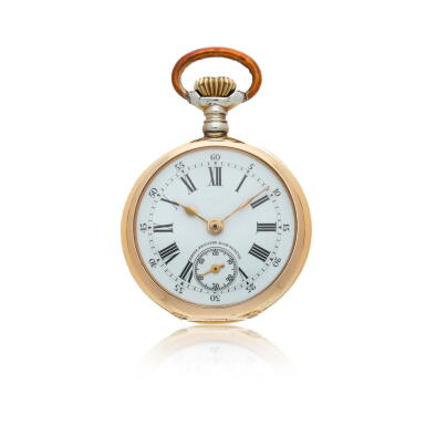 View full screen - View 1 of Lot 105. Retailed by Gondolo & Labouriau: A yellow gold open faced watch, Circa 1905.