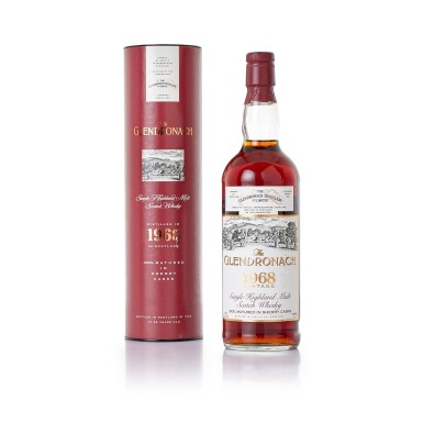 View full screen - View 1 of Lot 8218. Glendronach 25 Year Old Sherry Cask 43.0 abv 1968 (1 BT75).