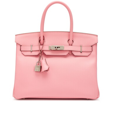 View full screen - View 1 of Lot 171. Rose Confetti Epsom Birkin 30 Palladium Hardware, 2015.