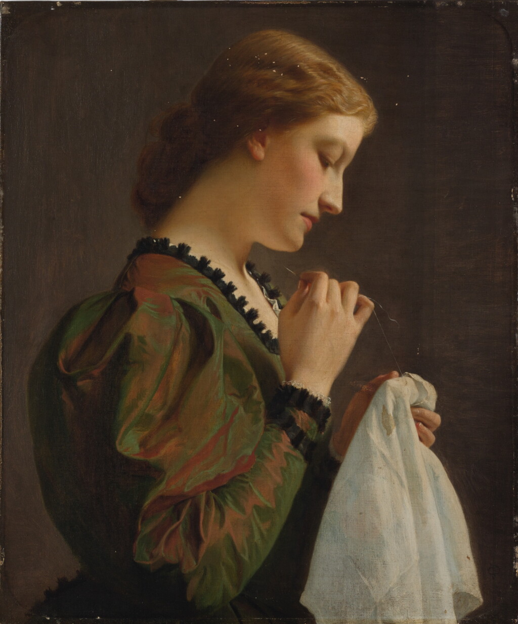 View full screen - View 1 of Lot 27. CHARLES EDWARD PERUGINI | LA CUCITRICE.