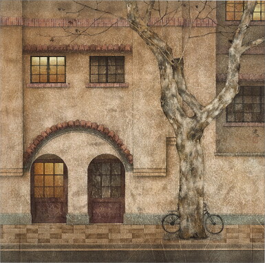 View full screen - View 1 of Lot 6233. Hong Jian 洪健 | At dusk 傍晚.
