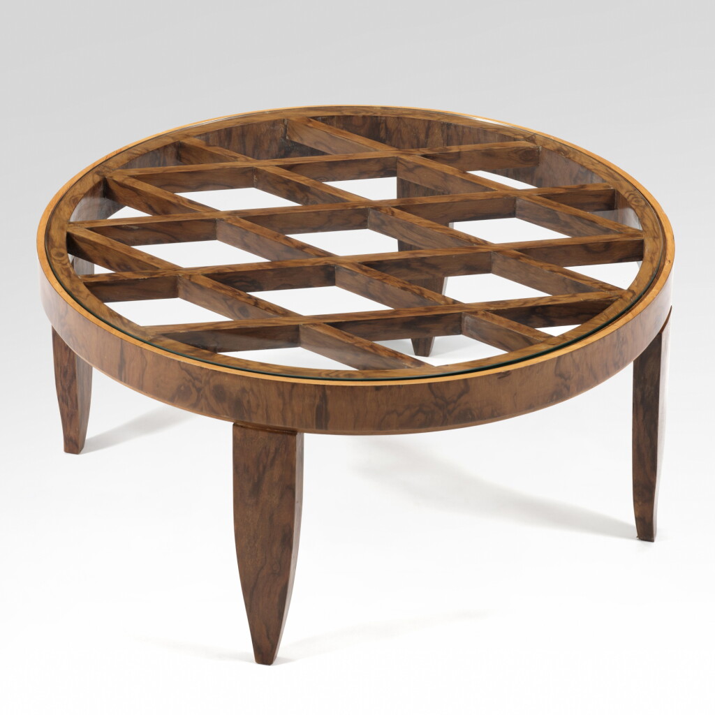 View full screen - View 1 of Lot 25. Low table with lattice top.