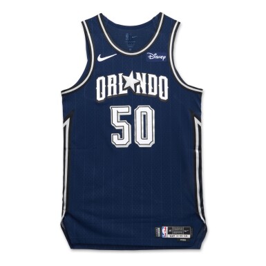 View full screen - View 1 of Lot 85. Cole Anthony Orlando Magic 2023-2024 In-Season Tournament Game Worn City Edition Jersey.