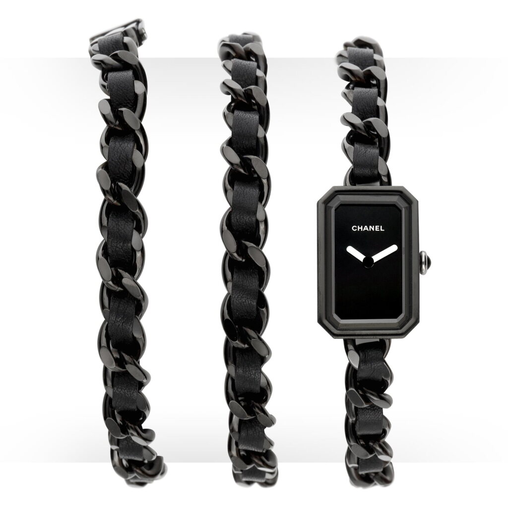 View full screen - View 1 of Lot 8625. Première Rock, Reference H5320 | A limited edition black ceramic bracelet watch, Circa 2016 | 香奈兒 | Première Rock 型號H5320 | 限量版黑色陶瓷鏈帶腕錶,約2016年製.