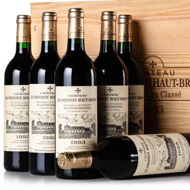 View full screen - View 1 of Lot 69. Château La Mission Haut-Brion 1993 (12 BT).