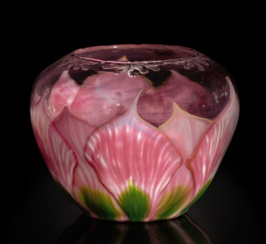 View full screen - View 1 of Lot 445. TIFFANY STUDIOS | CARVED CAMEO VASE.