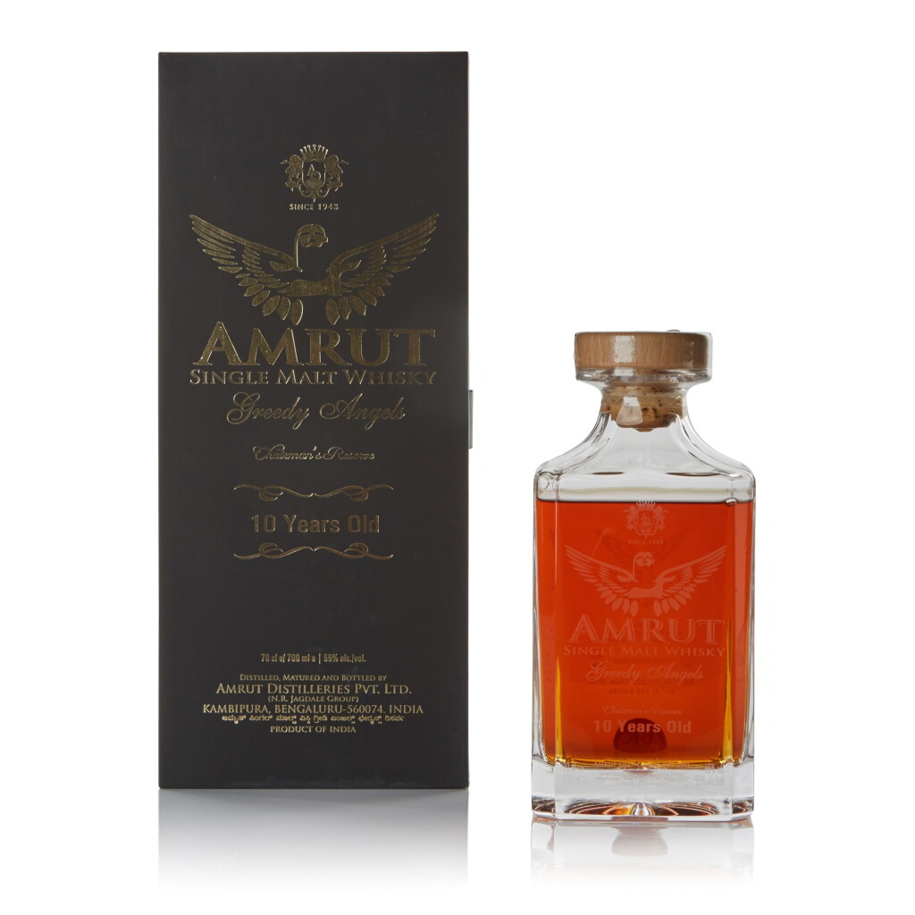 View full screen - View 1 of Lot 259. Amrut Greedy Angels Chairman's Release 55.0 abv NV .