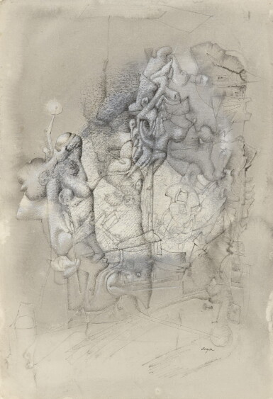 View full screen - View 1 of Lot 215. Christian d'Orgeix | Sans Titre.