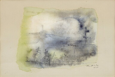 View full screen - View 1 of Lot 203. Zao Wou-Ki 趙無極 | Untitled 無題.