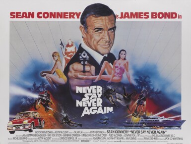 View full screen - View 1 of Lot 147. NEVER SAY NEVER AGAIN (1983) POSTER, BRITISH .