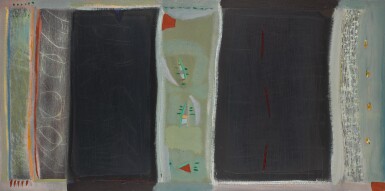 View full screen - View 1 of Lot 50. TONY O'MALLEY, R.H.A. | TWO WINTER AREAS, CALLAN AND KILKENNY.