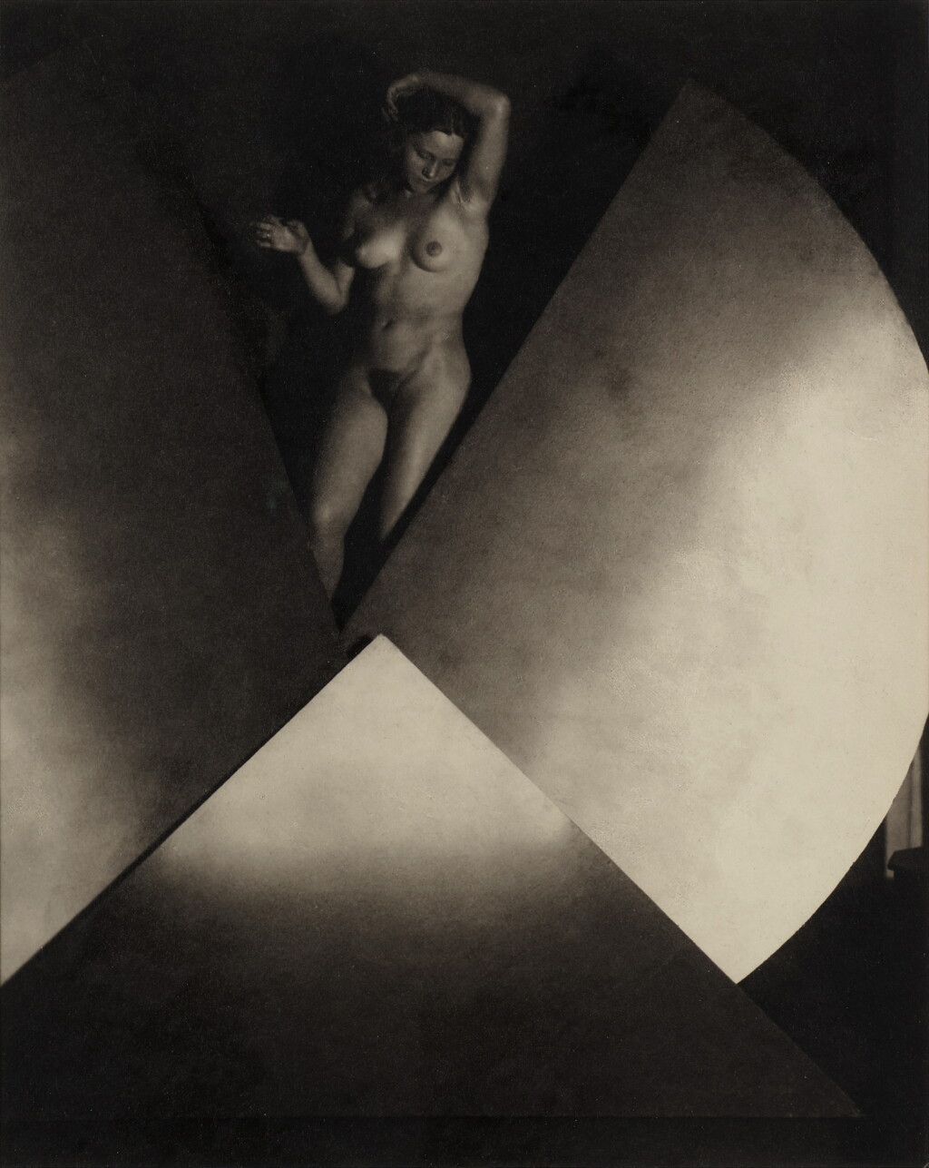 View full screen - View 1 of Lot 972. Kompozice (Nude with Geometric Shapes).