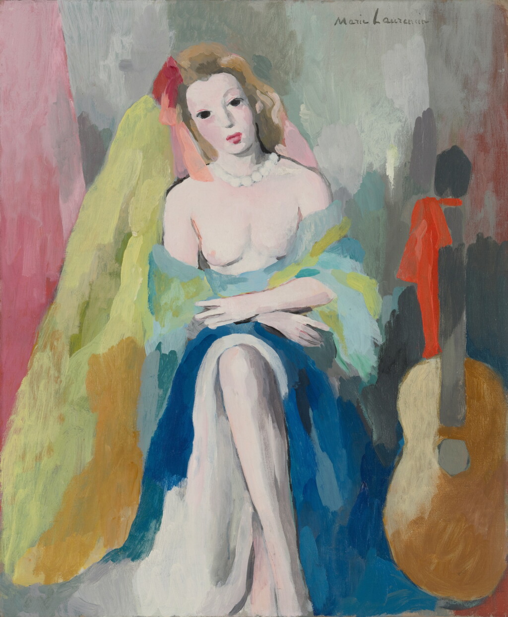 View full screen - View 1 of Lot 207. La femme à la guitare.