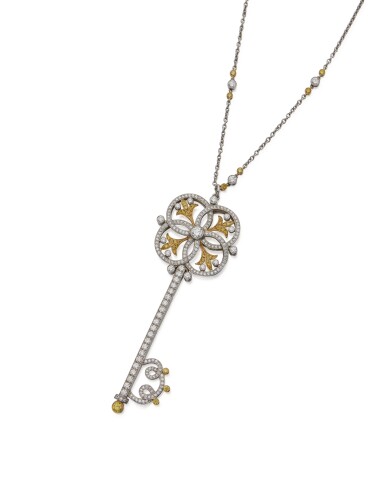 全萤幕检视 - 查看6COLORED DIAMOND AND DIAMOND ‘CIRCLE' PENDANT-NECKLACE, TIFFANY & CO.的1