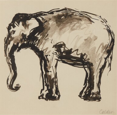 View full screen - View 1 of Lot 585. Elephant.