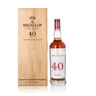 View full screen - View 1 of Lot 15. The Macallan The Red Collection 40 Year Old 48.1 abv NV (1 BT 70cl).