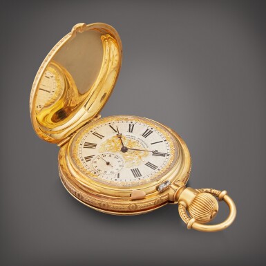 View full screen - View 1 of Lot 58. A yellow gold pocket chronometer for the South American Market | Circa 1890.