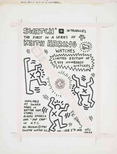 View full screen - View 1 of Lot 20. Untitled (Study for Swatch Watch).