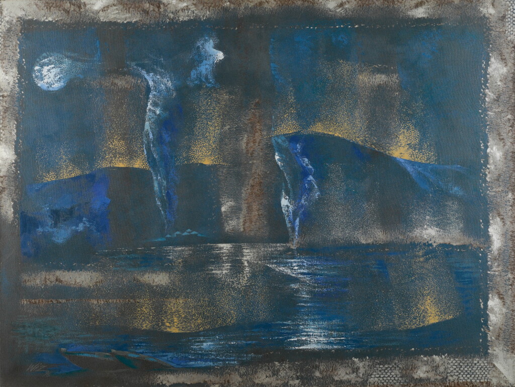 View full screen - View 1 of Lot 101. WISDOM KUDOWOR | BLUE SCAPE.