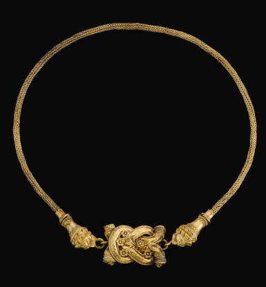 View full screen - View 1 of Lot 75. A GREEK GOLD THIGH-BAND, CIRCA LATE 4TH CENTURY B.C..