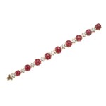 Ruby and Diamond Bracelet