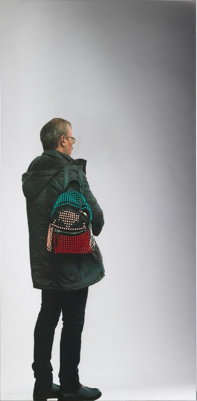 View full screen - View 1 of Lot 9. Uomo con zainetto.