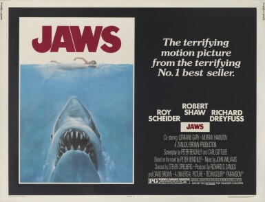 View full screen - View 1 of Lot 192. JAWS (1975) POSTER, US.