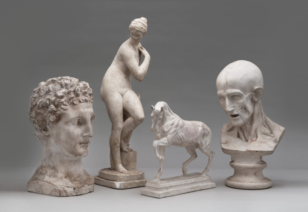 View full screen - View 1 of Lot 131. Group of Four Plaster Artist's Models.