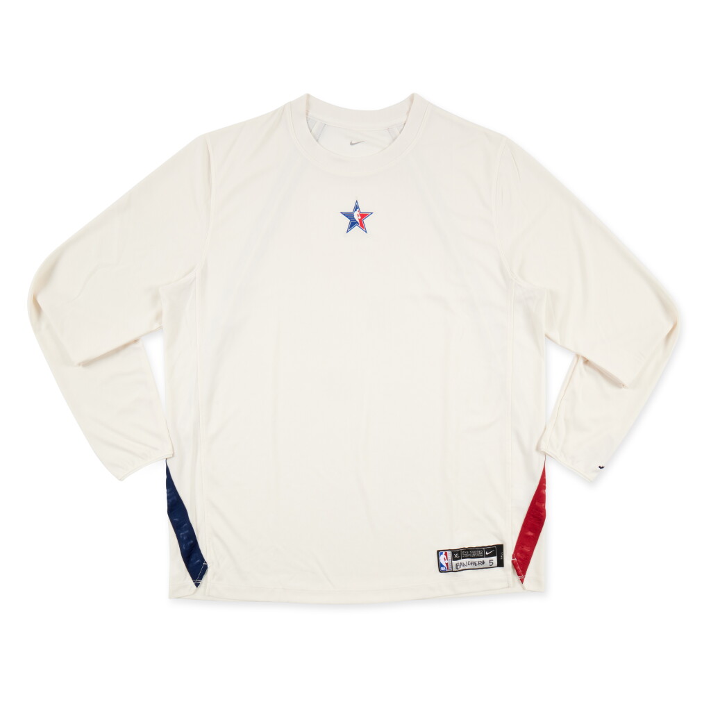 View full screen - View 1 of Lot 58. Paolo Banchero Game Worn ‘NBA All-Star Game’ Shooting Shirt | NBA All-Star Game Debut .