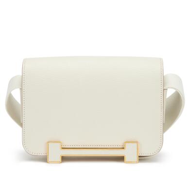 View full screen - View 1 of Lot 15. Mushroom Chèvre Mysore Geta Gold Hardware, 2023.