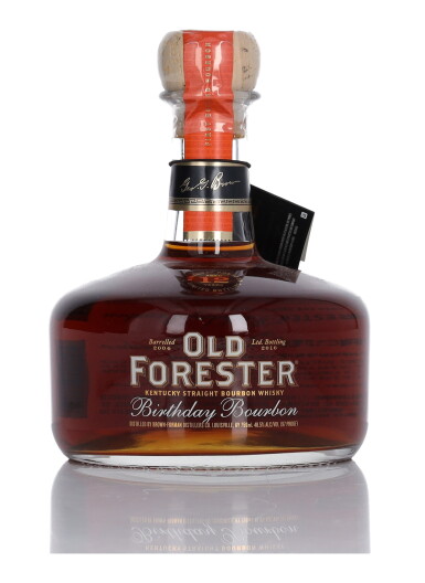 View full screen - View 1 of Lot 444. Old Forester 12 Year Old Birthday Bourbon 2016 Release 97 Proof 2004 (1 Bottle 75cl).