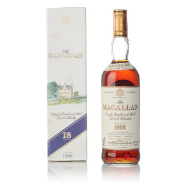View full screen - View 1 of Lot 16. The Macallan 18 Year Old Sherry Oak 43.0 abv 1968 (1 Bottle 75cl).