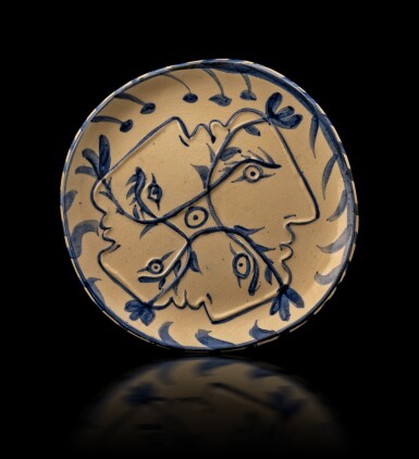 View full screen - View 1 of Lot 18. Quatre Profils Enlaces (A.R. 87).